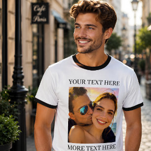 Camiseta Texto personalizado y foto