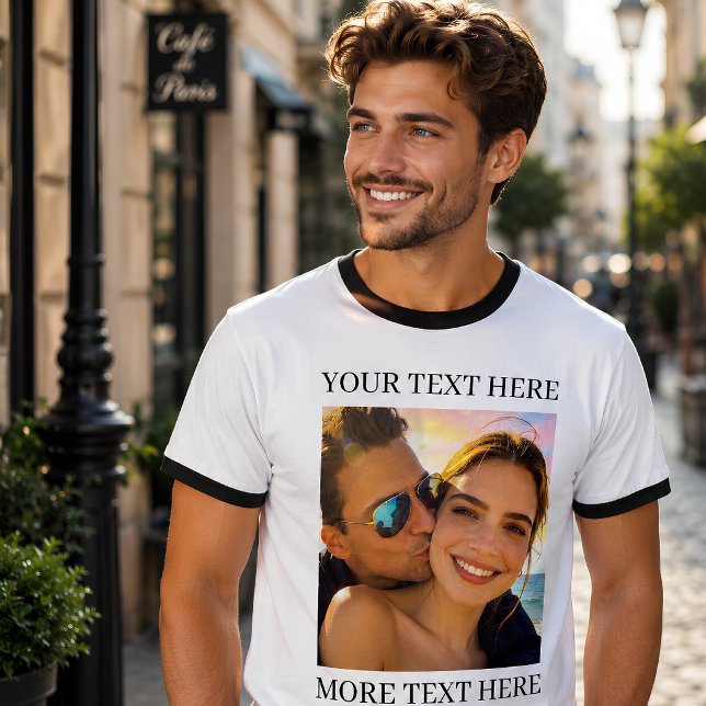 Camiseta Texto personalizado y foto (Subido por el creador)