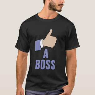 Camiseta Texto positivo humorístico de negocios COMO UN JEF