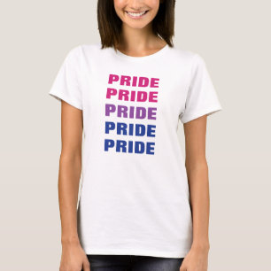 Camiseta Texto repetido del Personalizable del Orgullo Bise