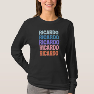Camiseta Texto Repetido Moderno Ricardo