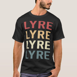 Camiseta Texto Retro Lira