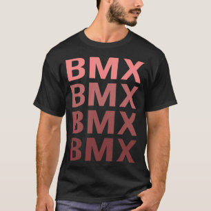 Camiseta Texto Rojo BMX