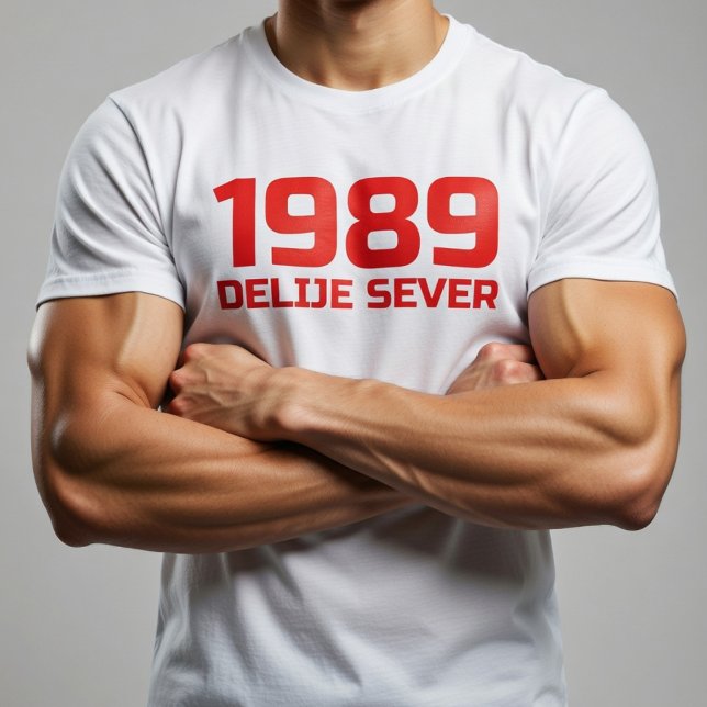 Camiseta Texto Rojo Delije Norte 1989 (Subido por el creador)