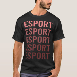Camiseta Texto Rojo Esports Esport