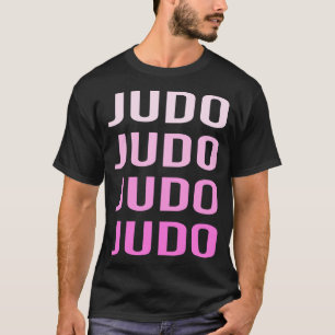 Camiseta Texto Rosa Judo