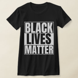 Camiseta Texto sobre la importancia de las vidas negras
