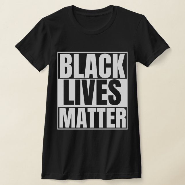 Camiseta Texto sobre la importancia de las vidas negras (Distribución)