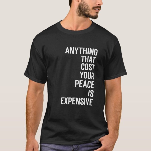Camiseta Texto unisex de comillas motivacionales (Anverso)