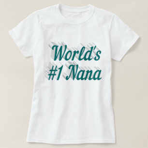 Camiseta Texto verde de Nana