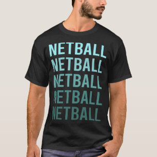 Camiseta Texto Verde Netball