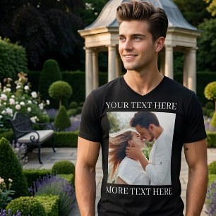 Camiseta Texto y foto personalizados