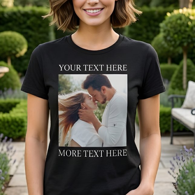 Camiseta Texto y foto personalizados (Subido por el creador)