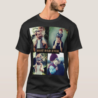 Camiseta Texto y foto personalizados x4