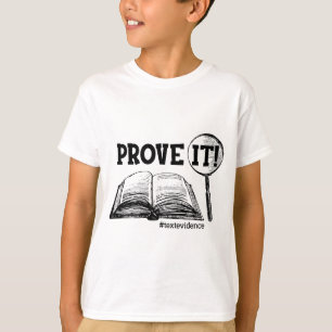 Camiseta Textos Evidencia Graciosa Prueba Diarios Regalos P