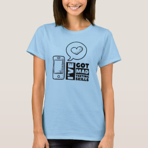 Camiseta Textos Habilidades Slouchy Boyfriend T-Shirt