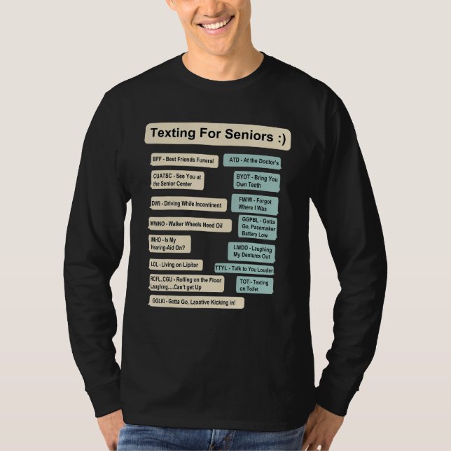 Camiseta Textos para código de texto principal (Anverso)