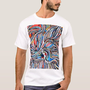 Camiseta Textos rotos: Unidad de vidrio manchado