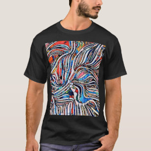 Camiseta Textos rotos: Unidad de vidrio manchado