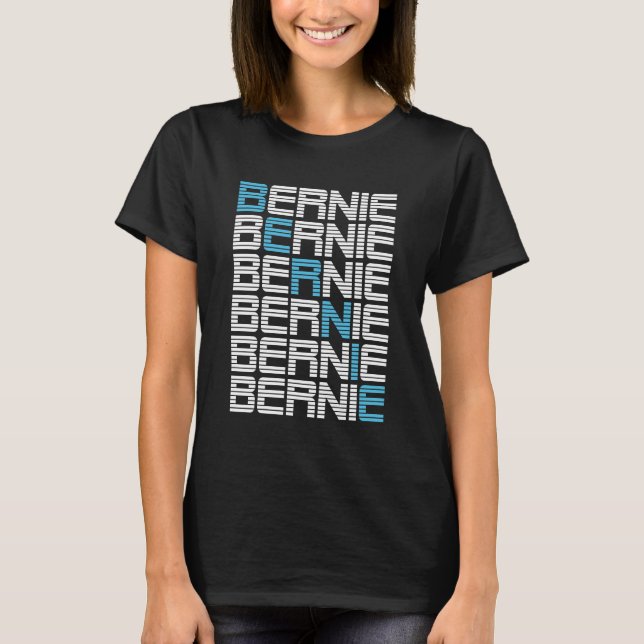 Camiseta textStacks de las chorreadoras de BERNIE (Anverso)