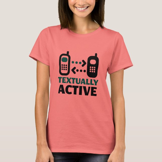 Camiseta Textualmente activo (Anverso)