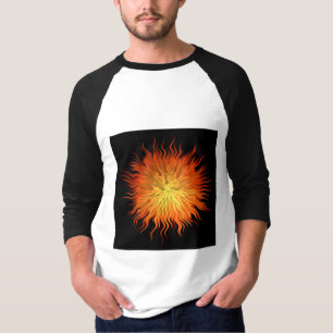 Camiseta Textura abstracta de la pendiente de los poligons