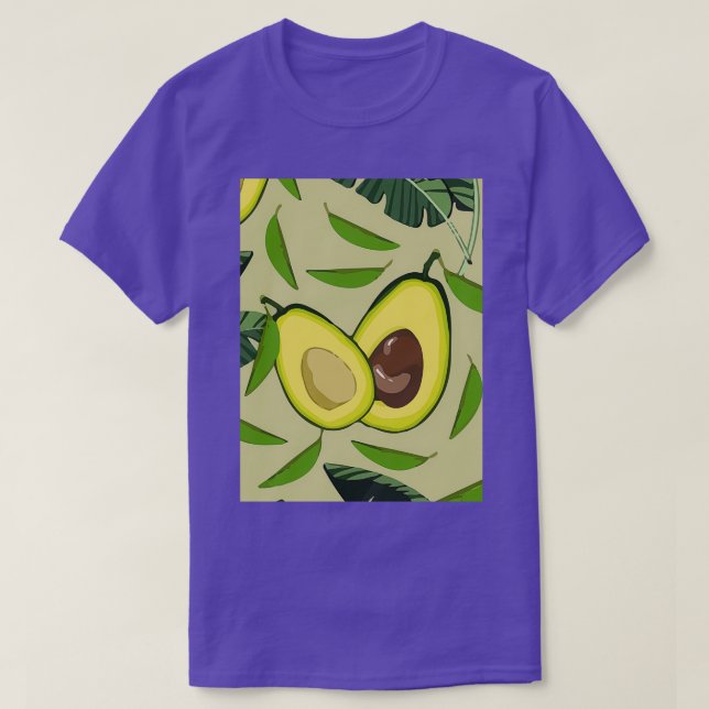 Camiseta Textura de aguacate con talento (Diseño del anverso)