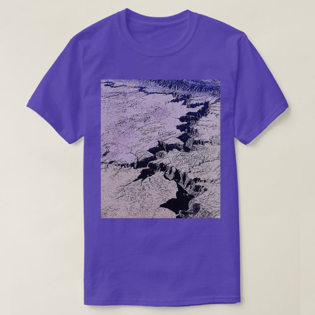 Camiseta Textura de estilo geológico (Diseño del anverso)