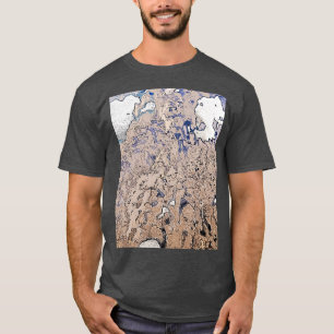 Camiseta Textura de estilo geológico 4