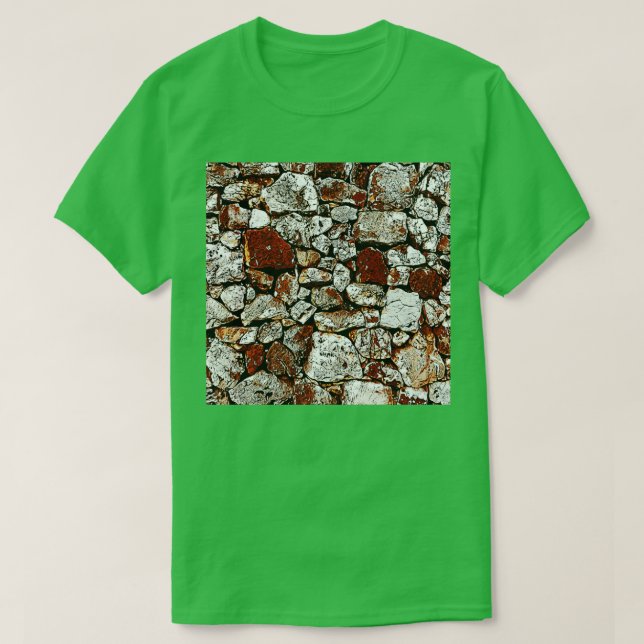 Camiseta Textura de estilo geológico 43 (Diseño del anverso)