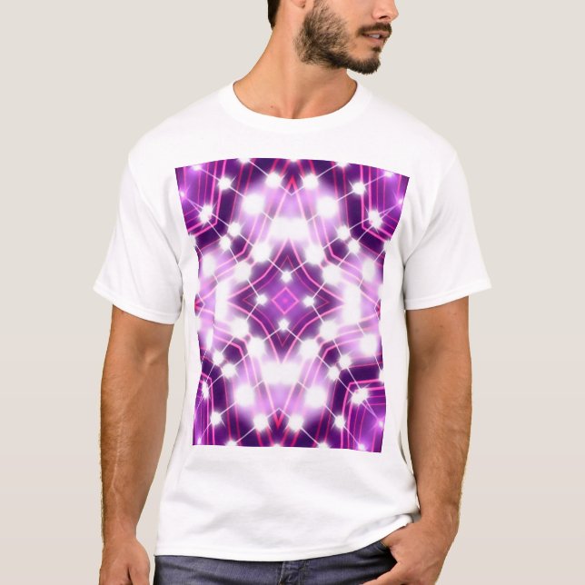 Camiseta Textura de fondo de focos dinámicos (Anverso)