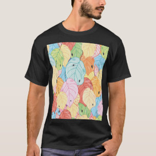 Camiseta Textura de la hoja brillante: la naturaleza inspir