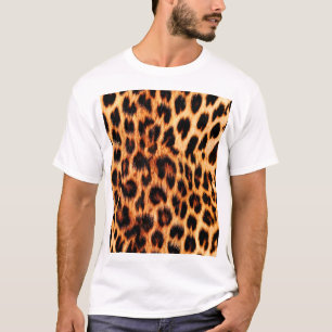 Camiseta Textura de leopardo, patrón de animales africanos