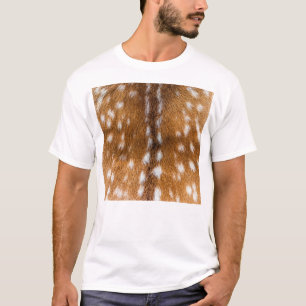 Camiseta Textura de piel de ciervo rayado