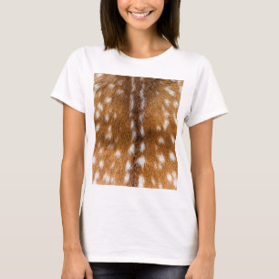 Camiseta Textura de piel de ciervo rayado