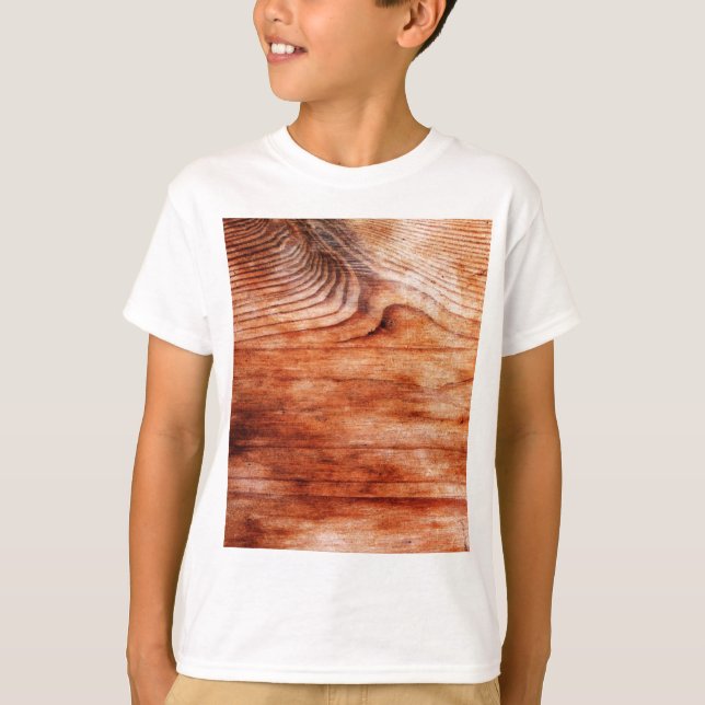 Camiseta Textura de Veta de Madera (Anverso)
