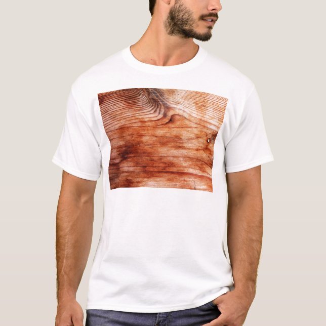 Camiseta Textura de Veta de Madera (Anverso)