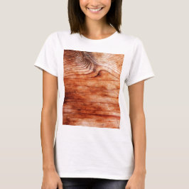 Camiseta Textura de Veta de Madera