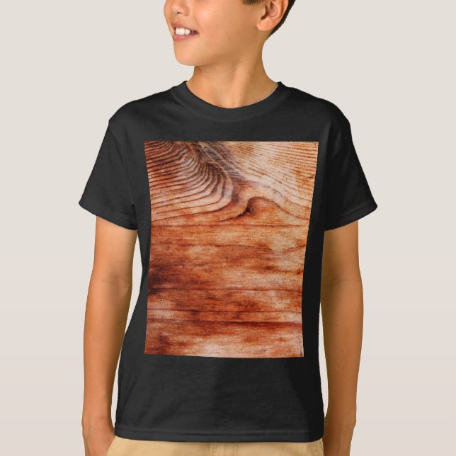 Camiseta Textura de Veta de Madera (Anverso)