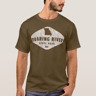 Camiseta Textura del tronco de árboles de Missouri, Parque