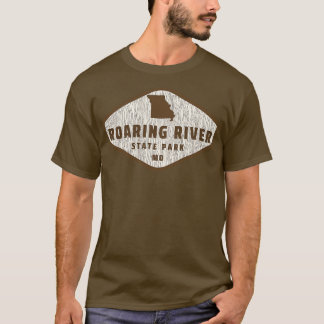 Camiseta Textura del tronco de árboles de Missouri, Parque