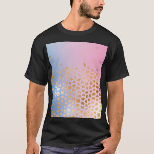 Camiseta Textura dorada: fondo abstracto degradado