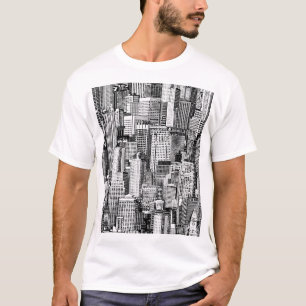 Camiseta Textura isométrica sin foco en la ciudad de los ra