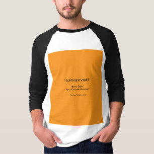 Camiseta Textura Naranja Retro – Arte de Vibraciones Verani