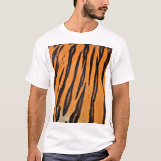 Camiseta Textura realista de piel de tigre.