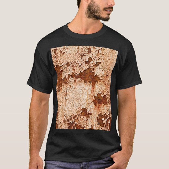 Camiseta Texturas rojas: fondo de superficie templado. (Anverso)