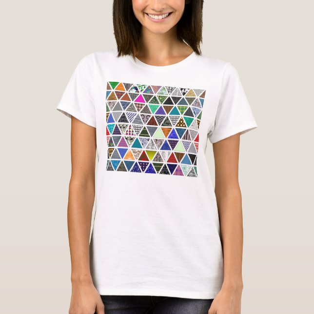 Camiseta Texturas triangulares 02 (Anverso)