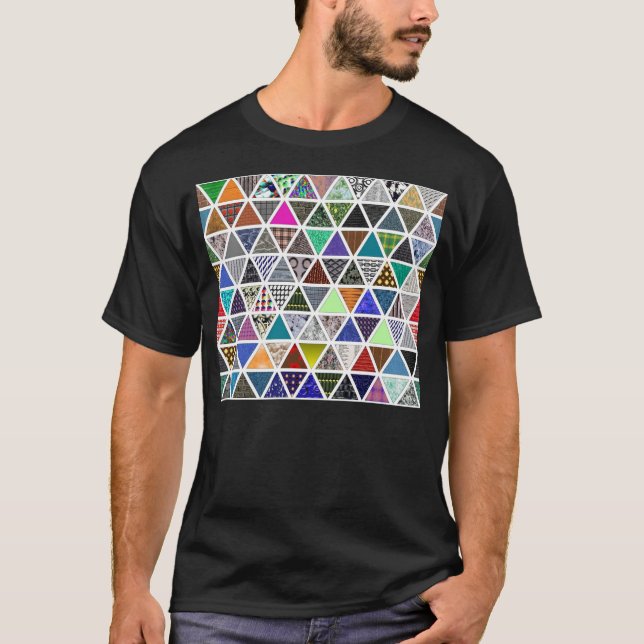 Camiseta Texturas triangulares 02 (Anverso)