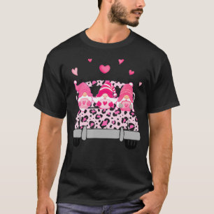 Camiseta Tg Leopard Truck Gnome Día de San Valentín Costu