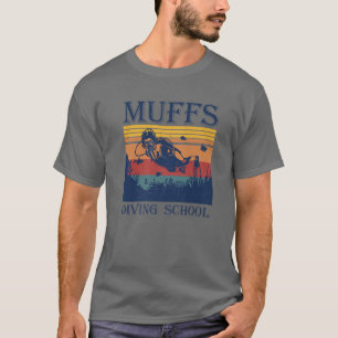 Camiseta Tg Retro Vintage Muffs Diving School Costuve